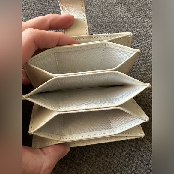 Christian DIOR Lady Dior Floral Rare 5 gusset pocket wallet limited edition - Picture 8 of 9